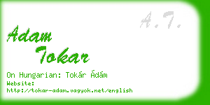 adam tokar business card